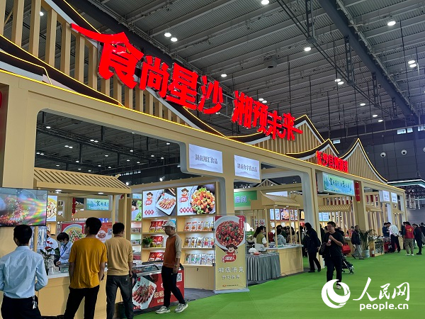 長沙縣預制菜展館。吳茜薇 攝