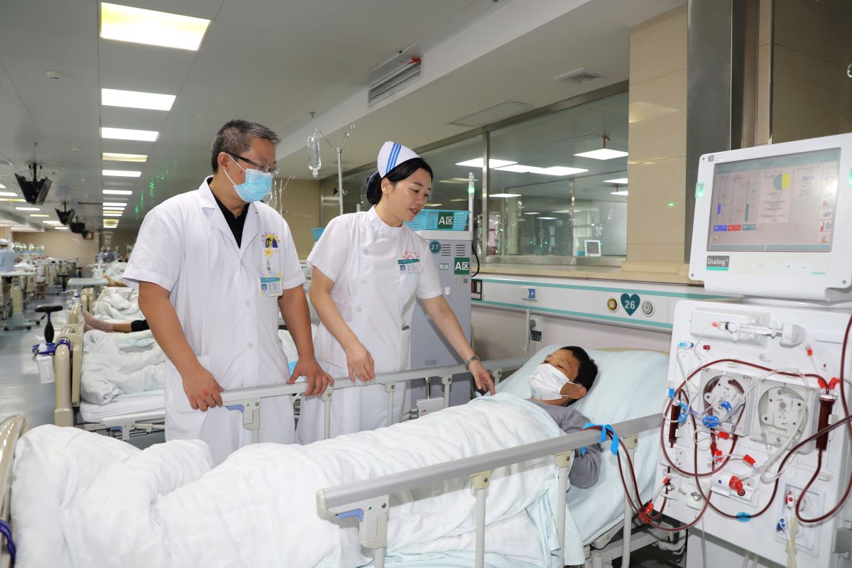 紧密型医共体总医院成立后，越来越多的患者选择在家乡就医。单位供图