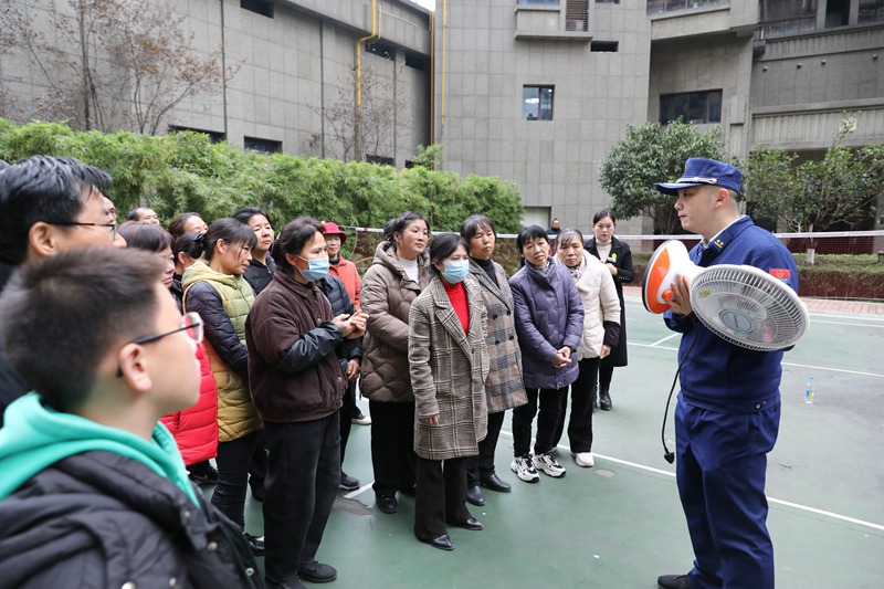 冬季取暖消防安全知识讲解(单位供图)