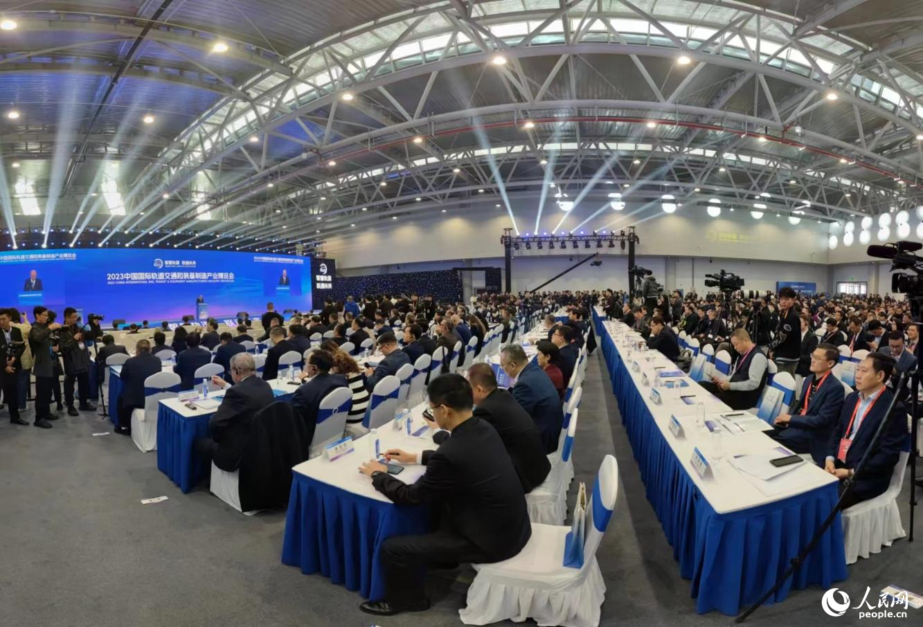 中國國際軌道交通和裝備制造產業博覽會開幕。人民網記者 劉賓攝