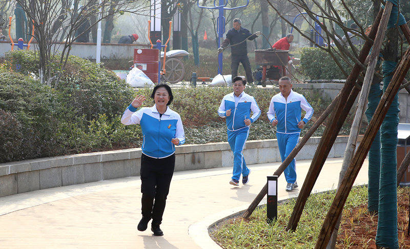 跑步活動現場。湖南省商務廳供圖