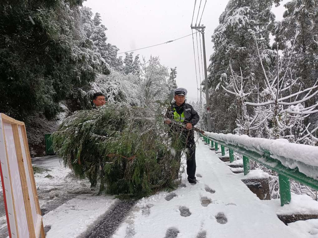 泸溪县公安局交警大队牵头各派出所交警中队、农村道路交通安全劝导员。单位供图