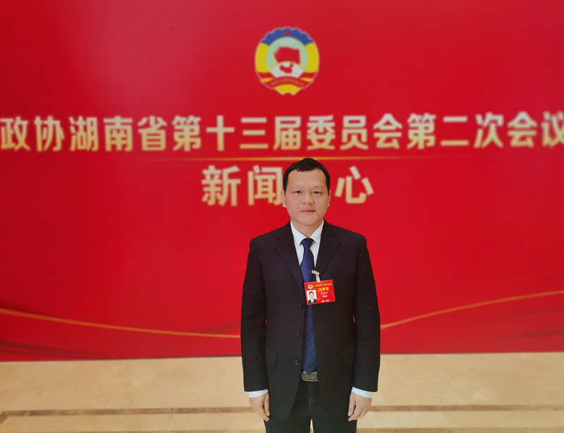 湖南省政協委員徐治江。受訪單位供圖