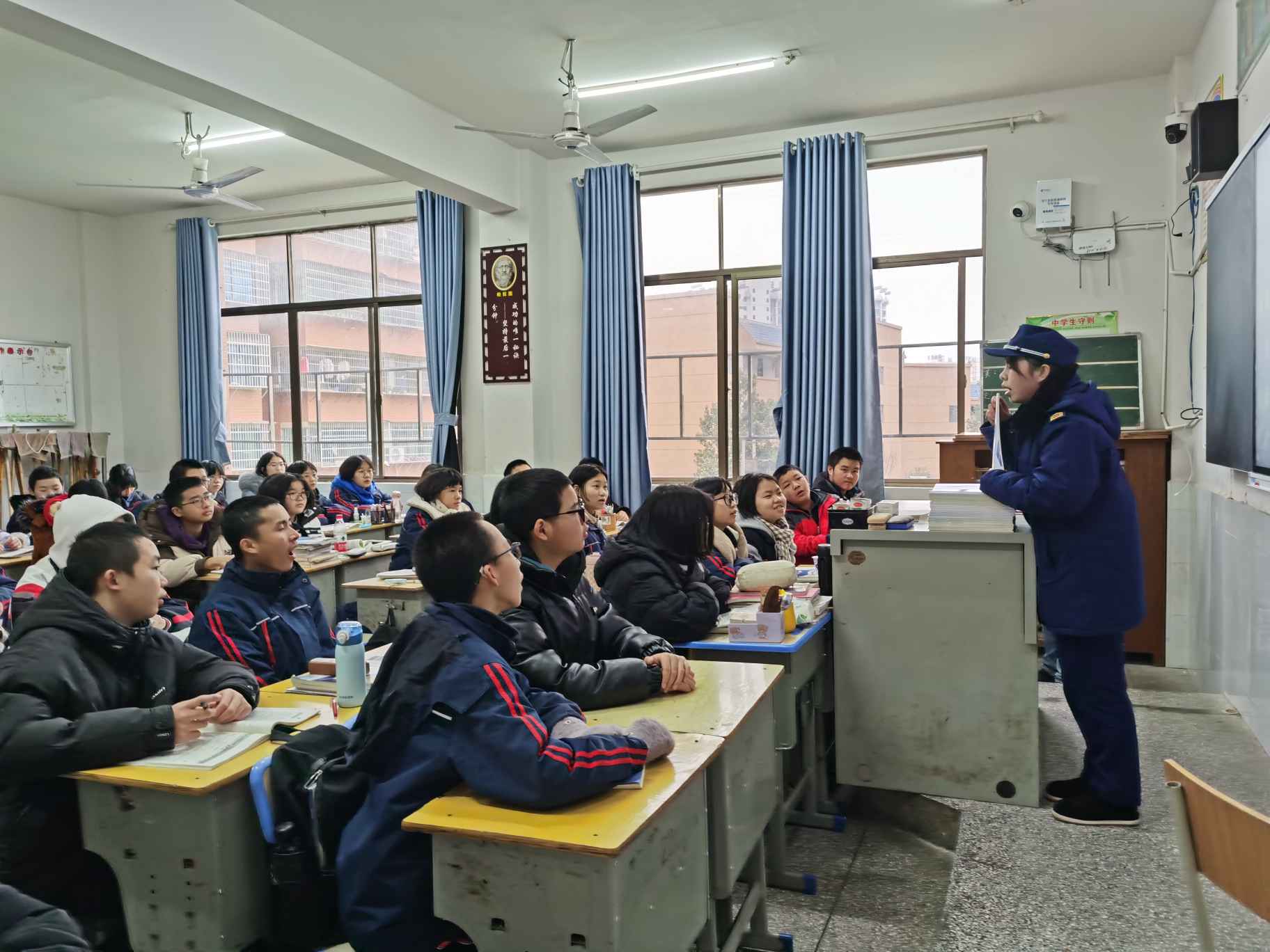 消防安全进课堂（单位供图）