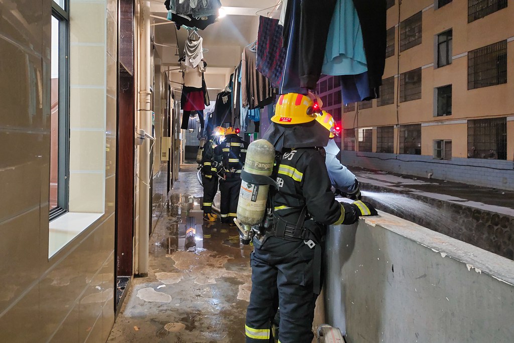 应急疏散演练（单位供图） (2)