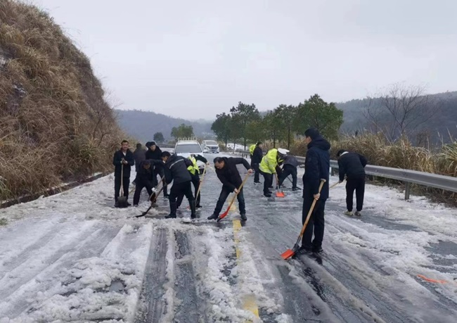 道路保畅。单位供图