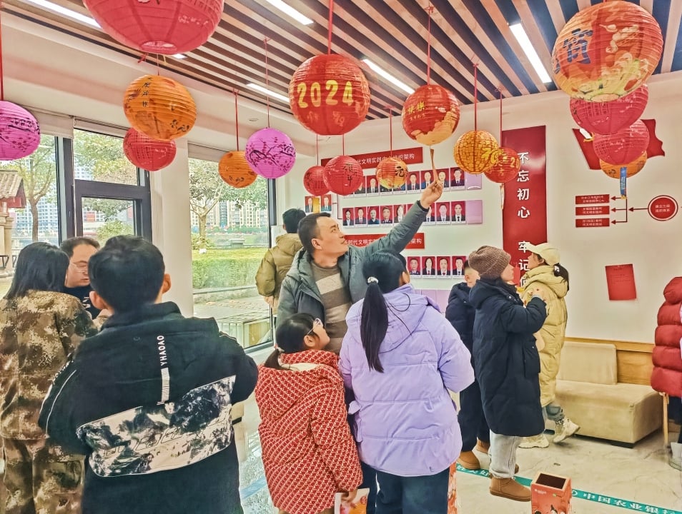 趣味活動迎元宵。受訪單位供圖