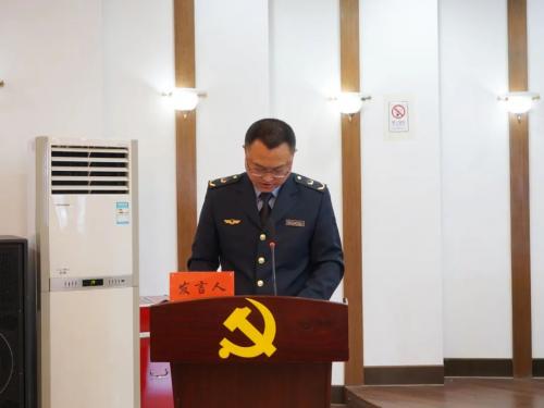 获奖单位代表作经验交流发言。单位供图