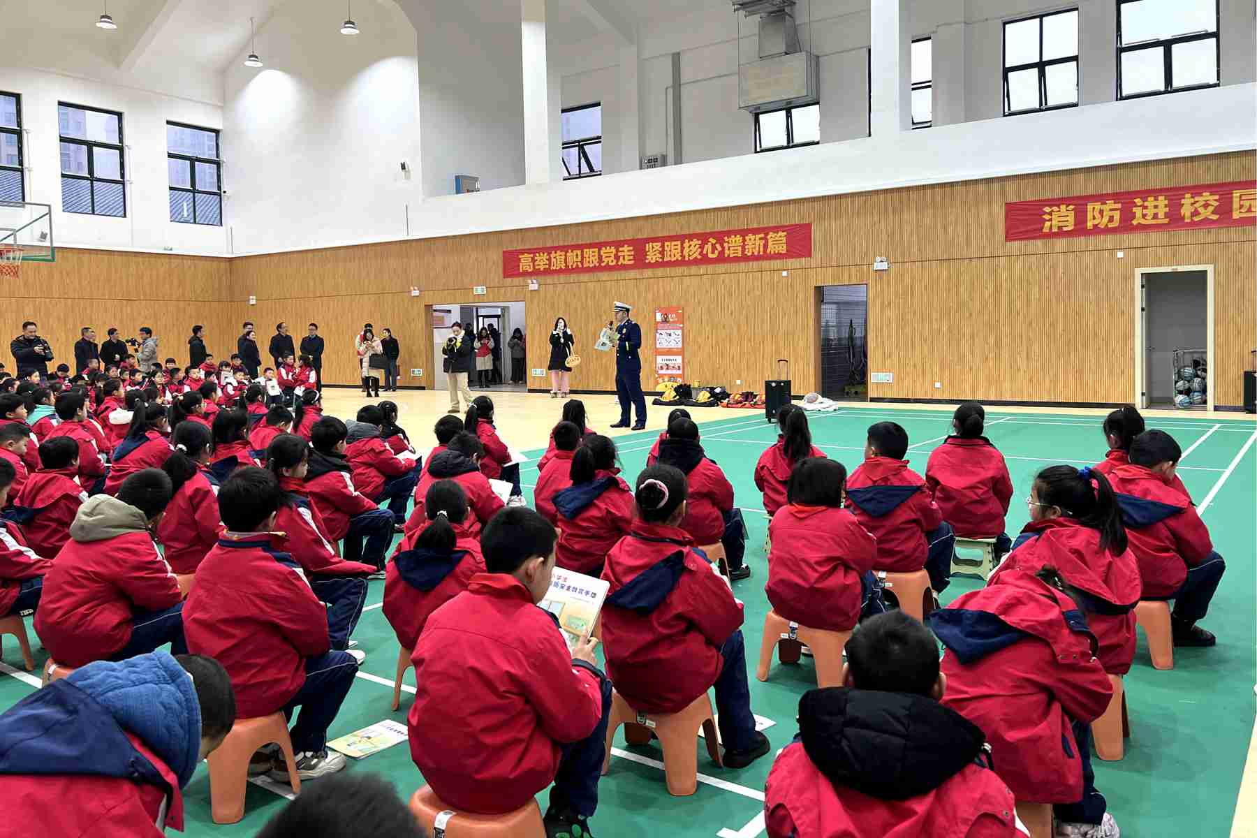 消防知識講解 (單位供圖)