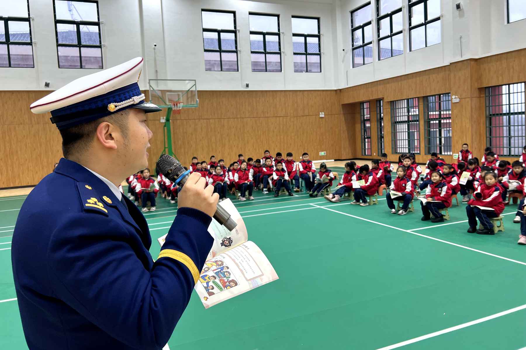 消防知識講解(單位供圖)
