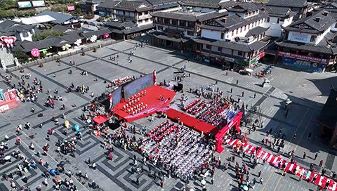 婚礼现场。欧安政摄