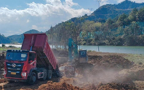 宁远河县级水源地及农村“千人”集中式饮用水水源地规范化建设工程。受访单位供图