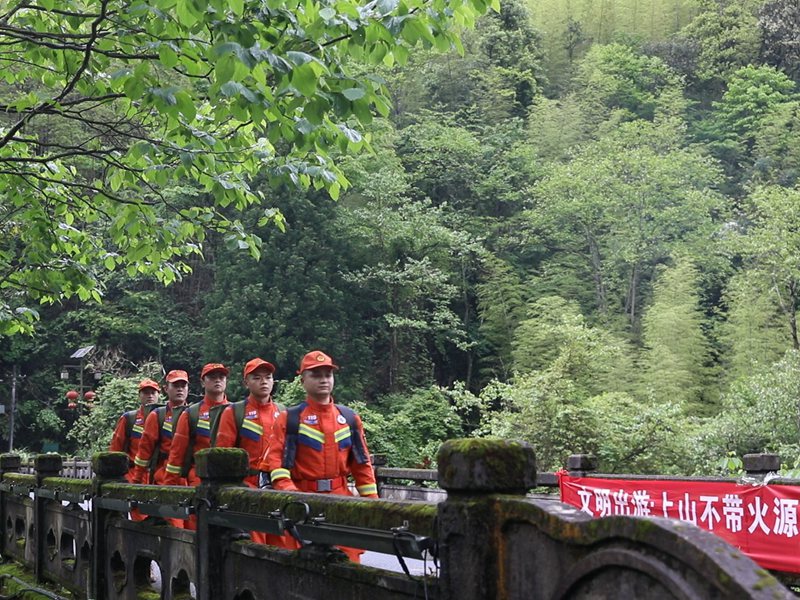 巡山队执勤巡查。单位供图