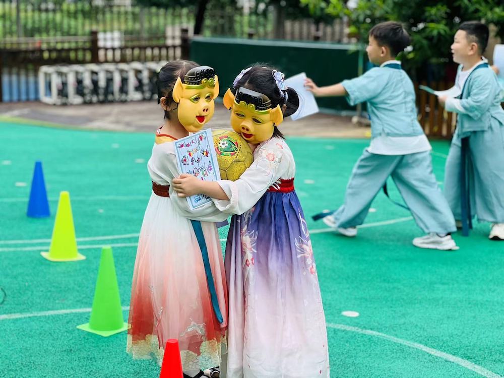 六一活動現場。學校供圖