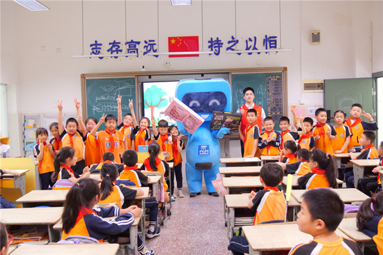 地铁建设知识的生动课程。受访单位供图