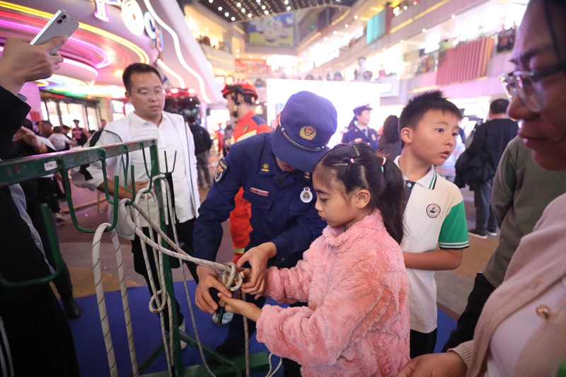 绳结挑战(单位供图)