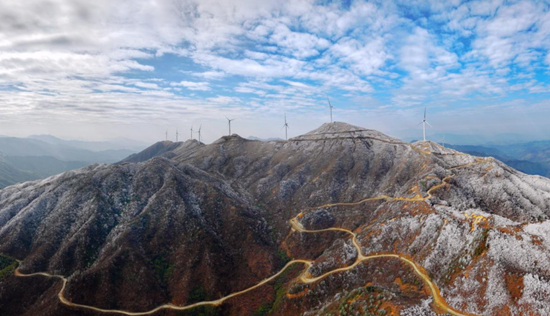 雾凇美景（新宁宣传部供图）