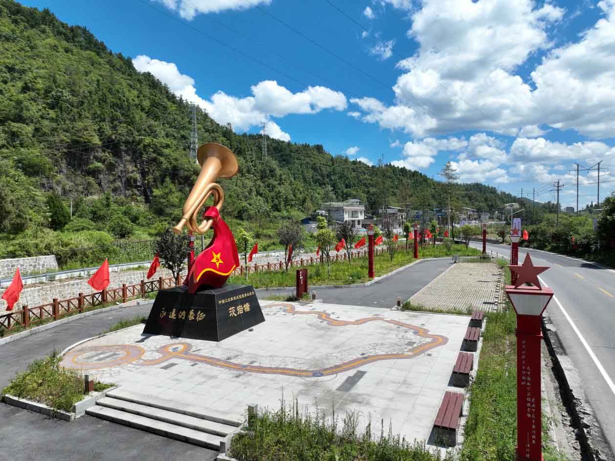茨岩塘红色小镇一角。受访单位供图
