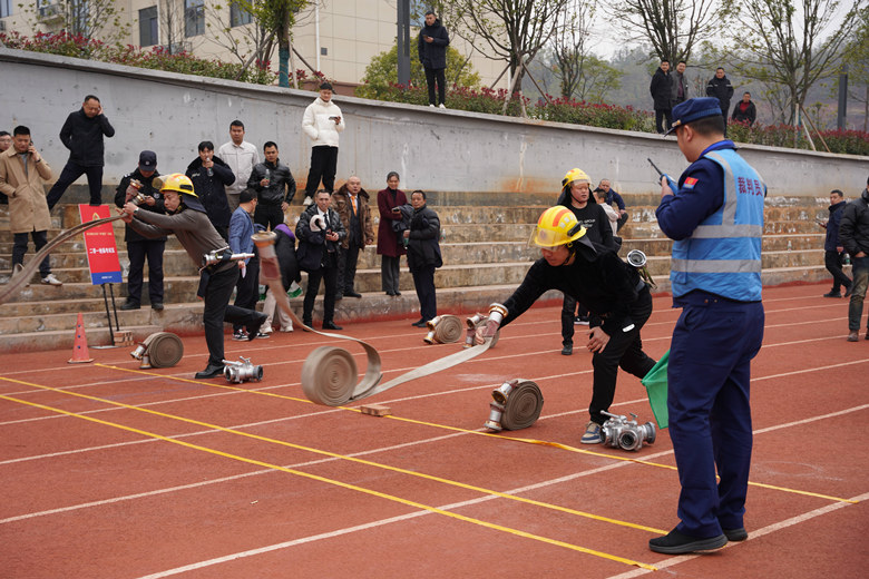 比武競賽現場。衡陽消防供圖