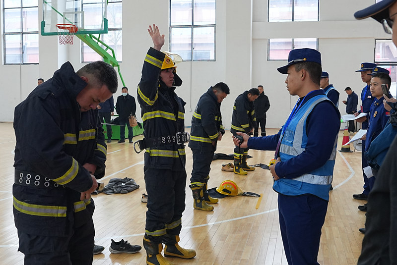 比賽現場。衡陽消防供圖