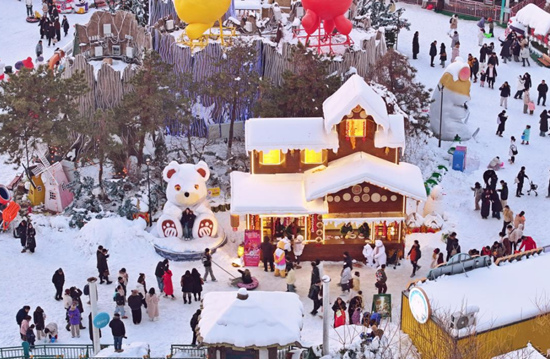 大型真雪樂園——“南國雪鄉”。受訪單位供圖