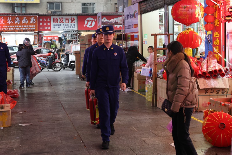 小型消防站消防員開展執勤值守。單位供圖