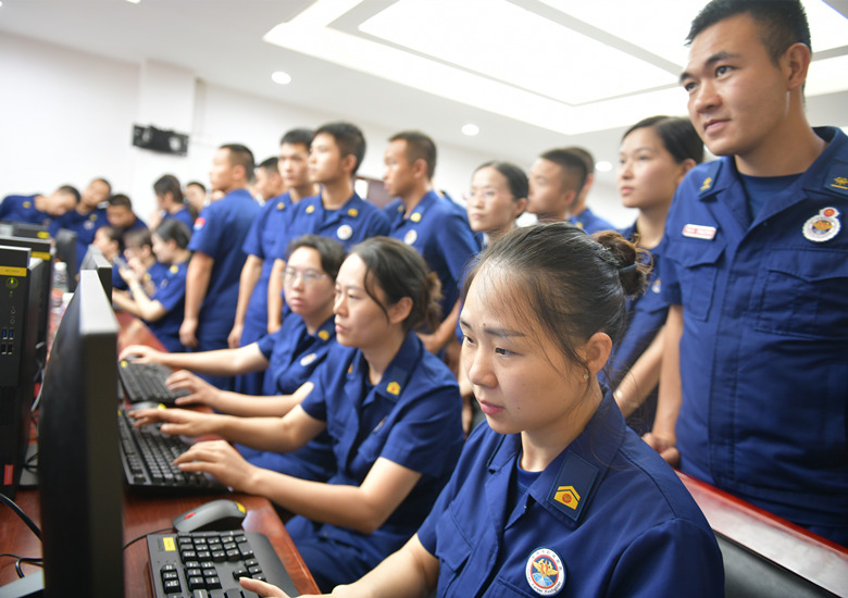 开展学习培训。湖南省消防救援总队供图