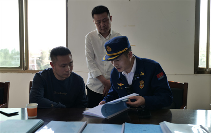 檢查現場。受訪單位供圖