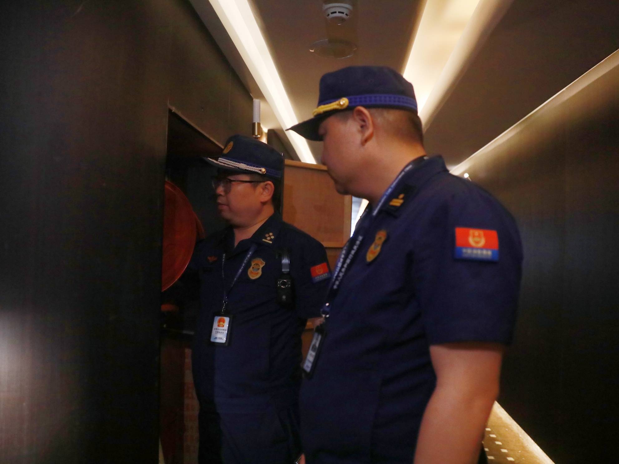 對酒店賓館進行檢查驗收。受訪單位供圖