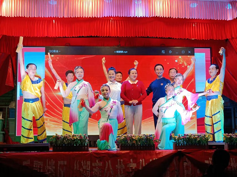 非遗宣传服务队在景区开展巡演（单位供图）