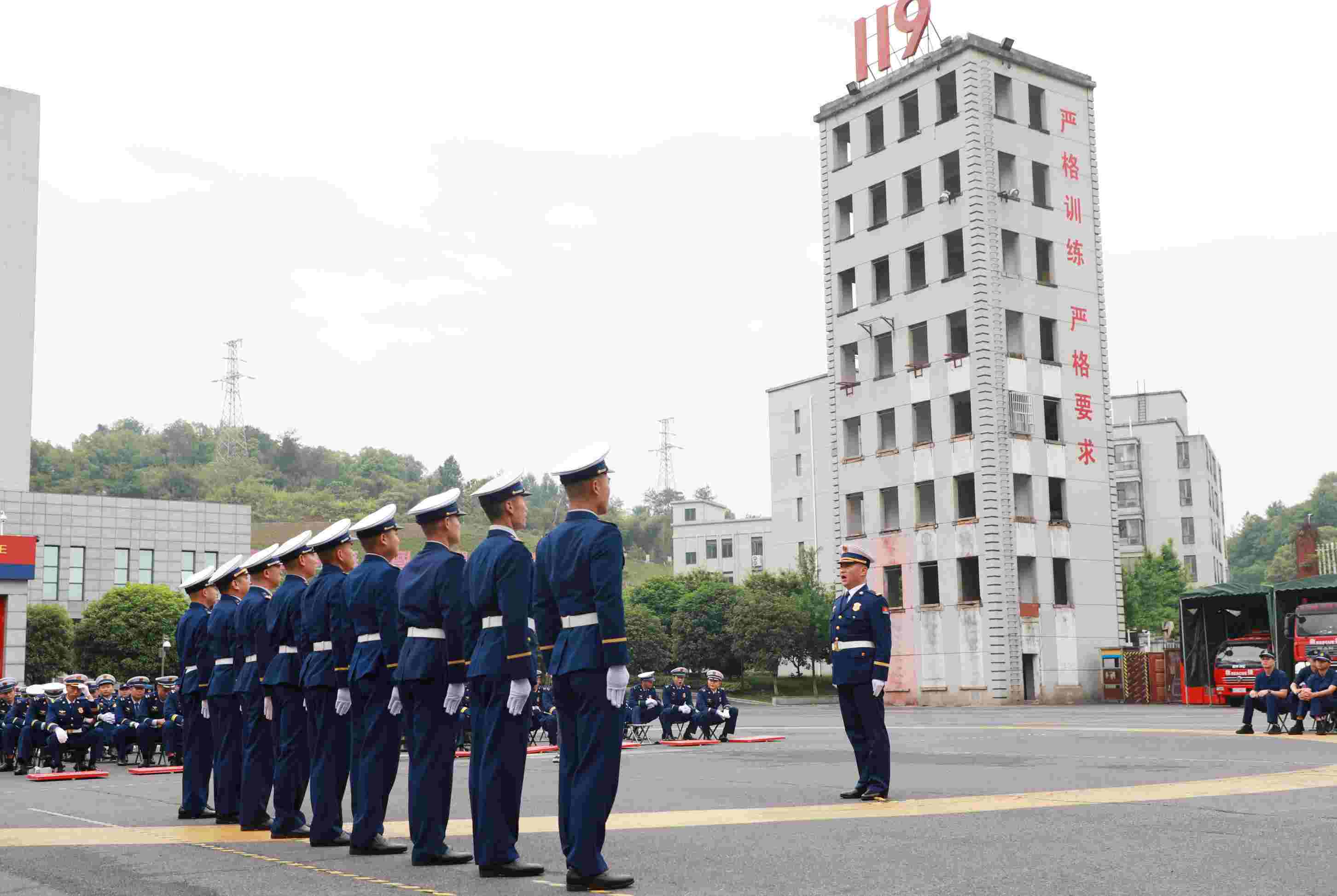 队列会操现场。单位供图