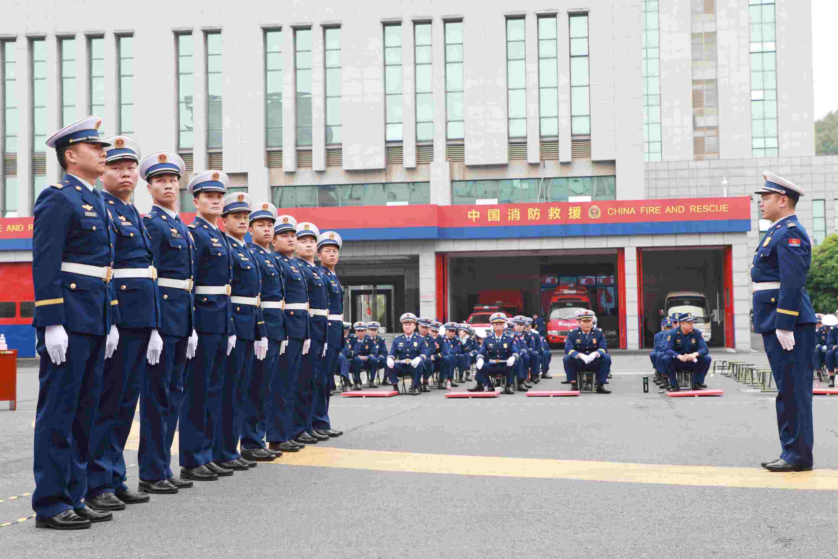 队列会操现场。单位供图