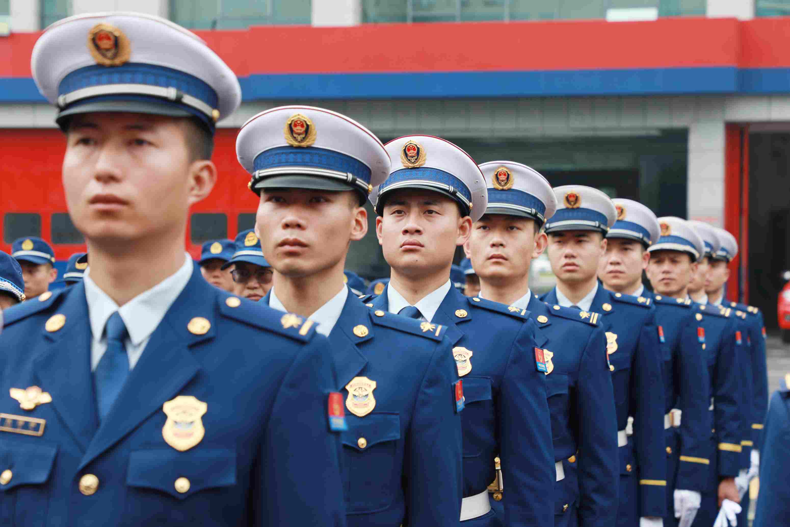 队列会操现场。单位供图