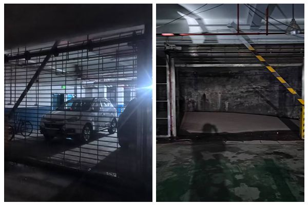 消防车通道堵塞现场。受访单位供图