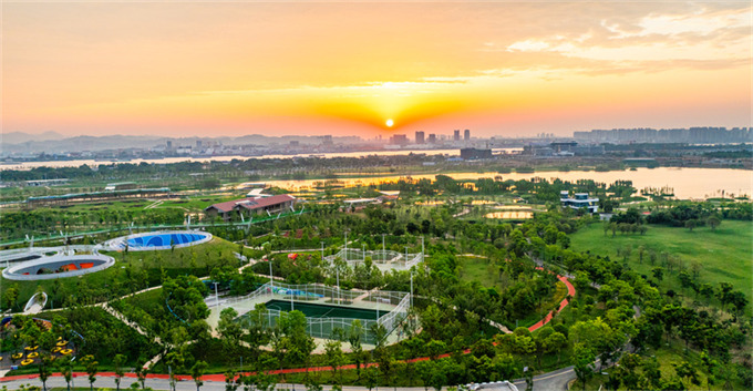 公园远景。受访单位供图