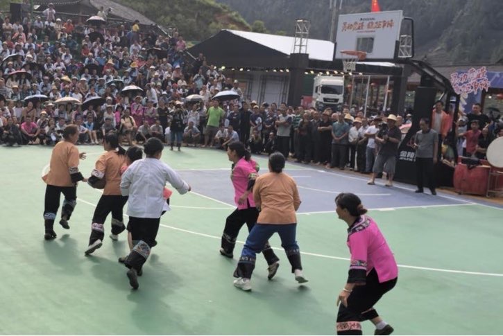 “茶BA”鄉村籃球爭霸賽。受訪單位供圖