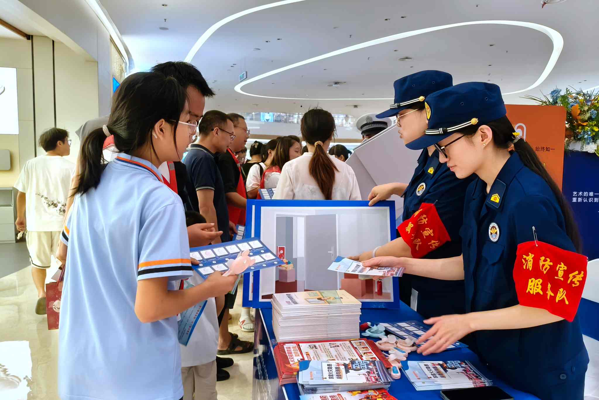 宣傳互動咨詢台。受訪單位供圖