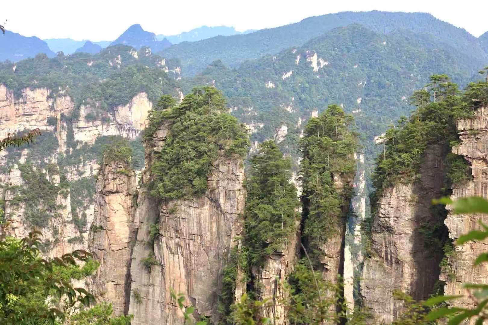 张家界黄石寨景区-五指峰。谌与为摄
