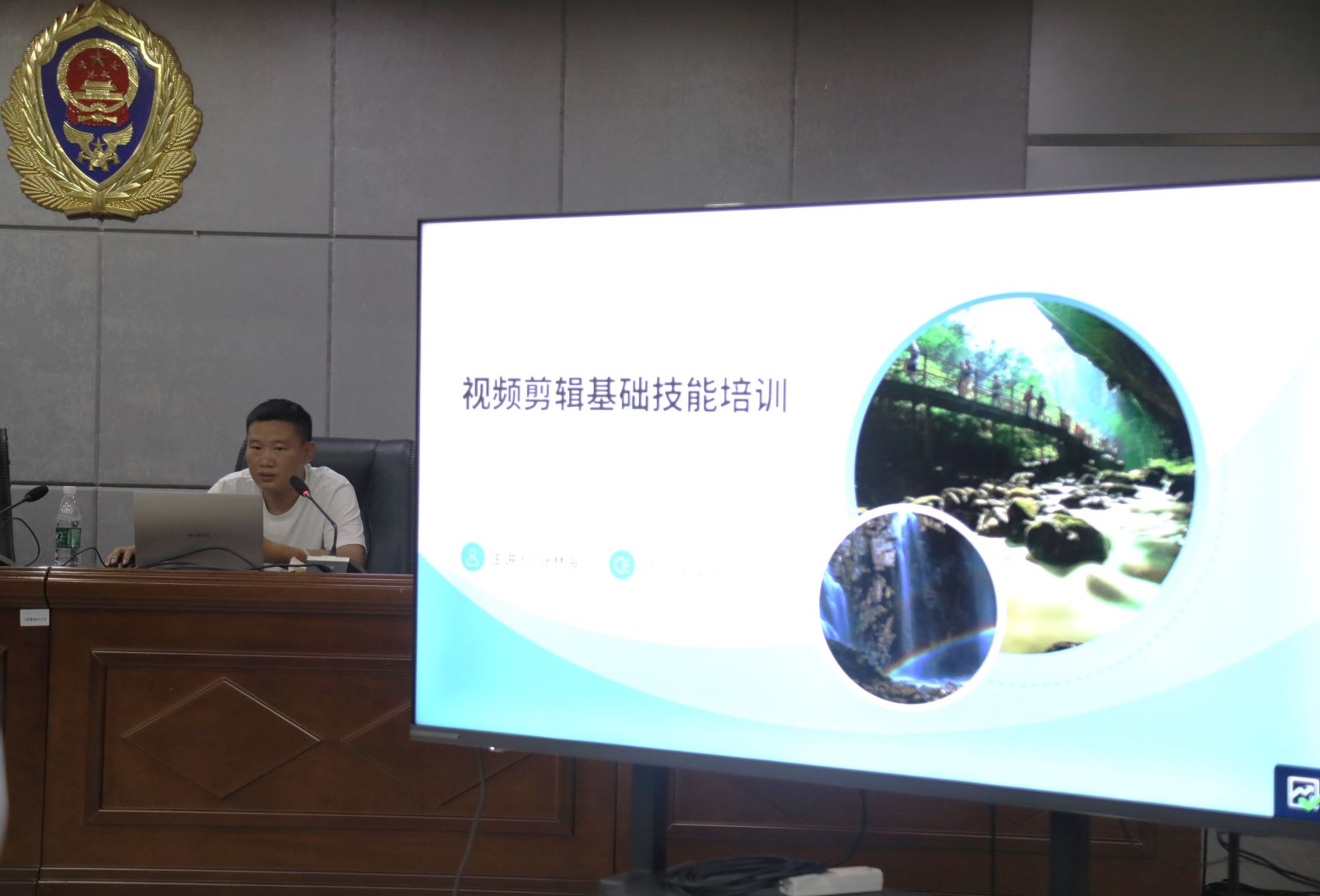 学习视频剪辑（单位供图）