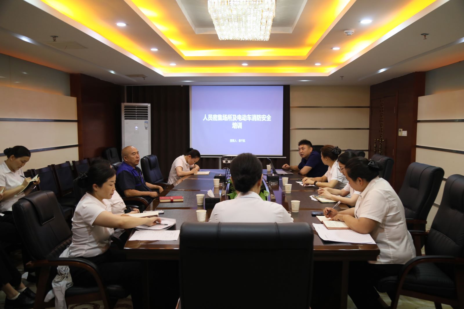张家界市迎宾馆消防安全培训(受访单位供图)