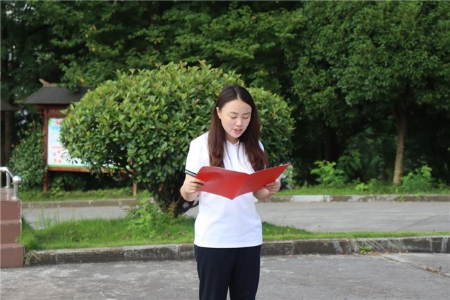 河溪鎮黨委書記周珂發言。受訪單位供圖