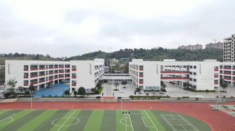 耒阳市天柱学校。安徽建工水利供图