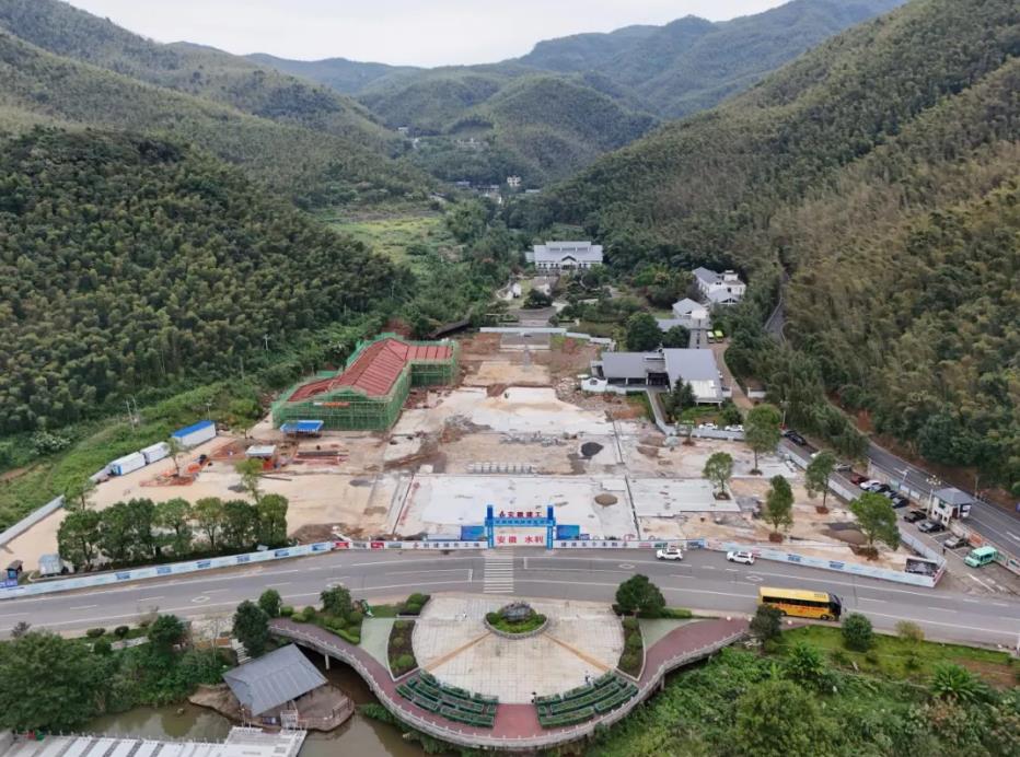 耒阳市蔡伦竹海创建5A级景区提升工程。安徽建工水利供图