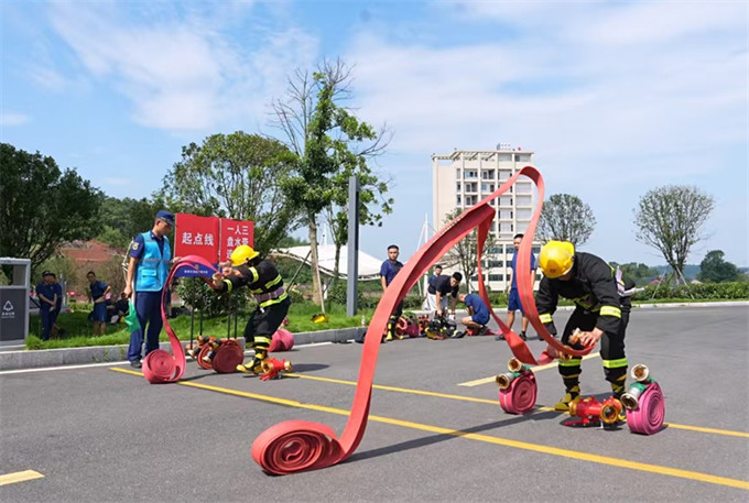 比武競賽現場。衡陽消防供圖