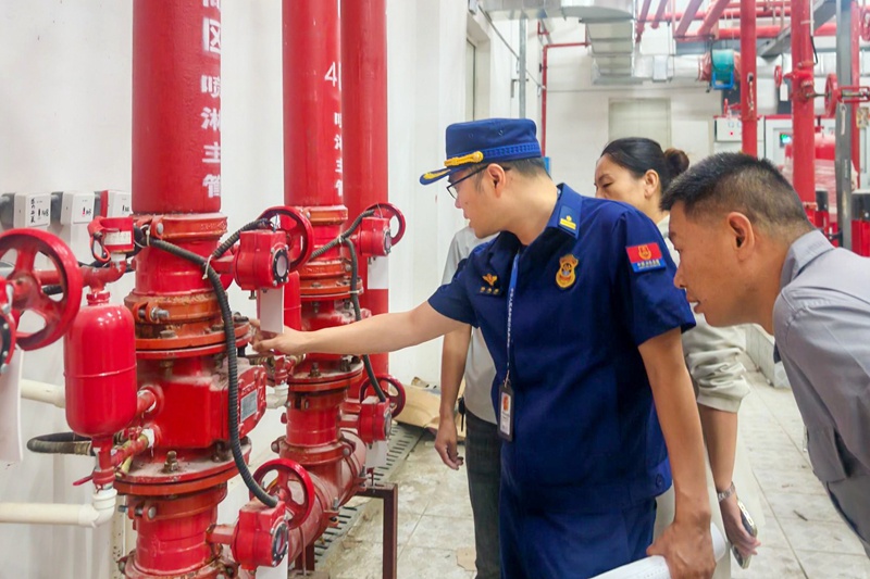 夏季消防安全检查（单位供图）
