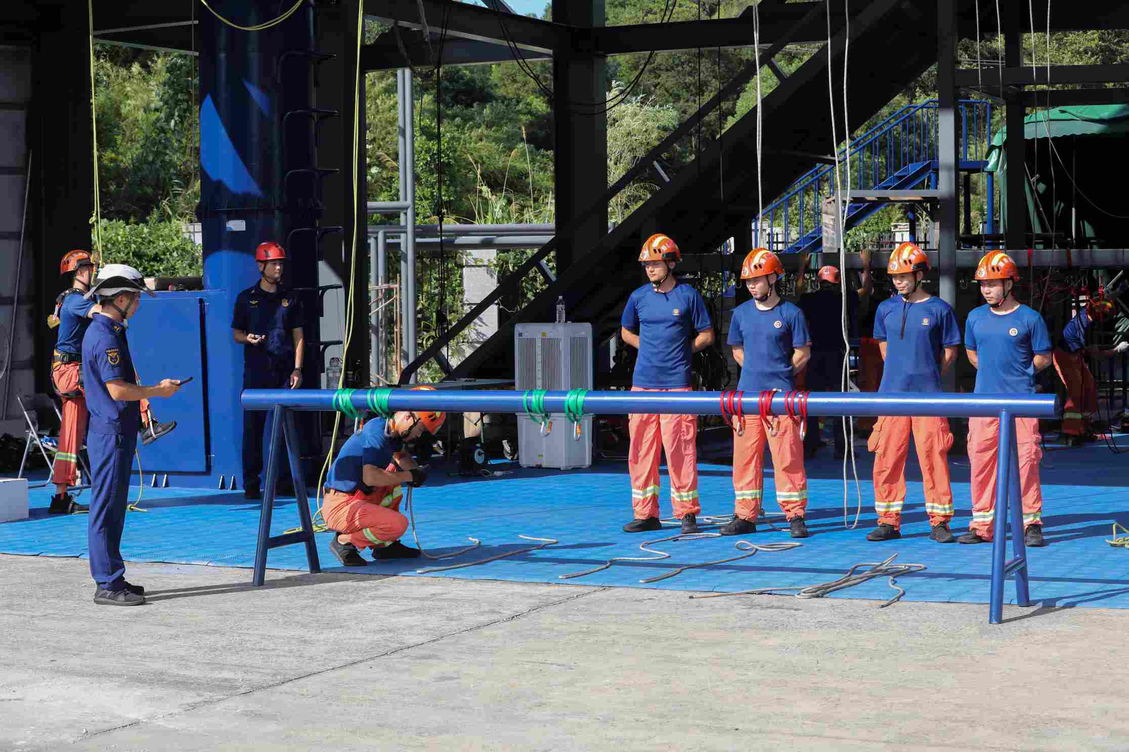 分力锚点制作(单位供图)