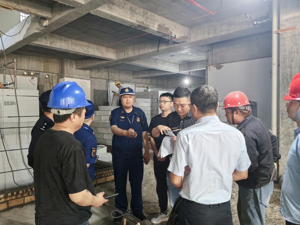 多部門開展違規動火作業專項檢查（單位供圖）