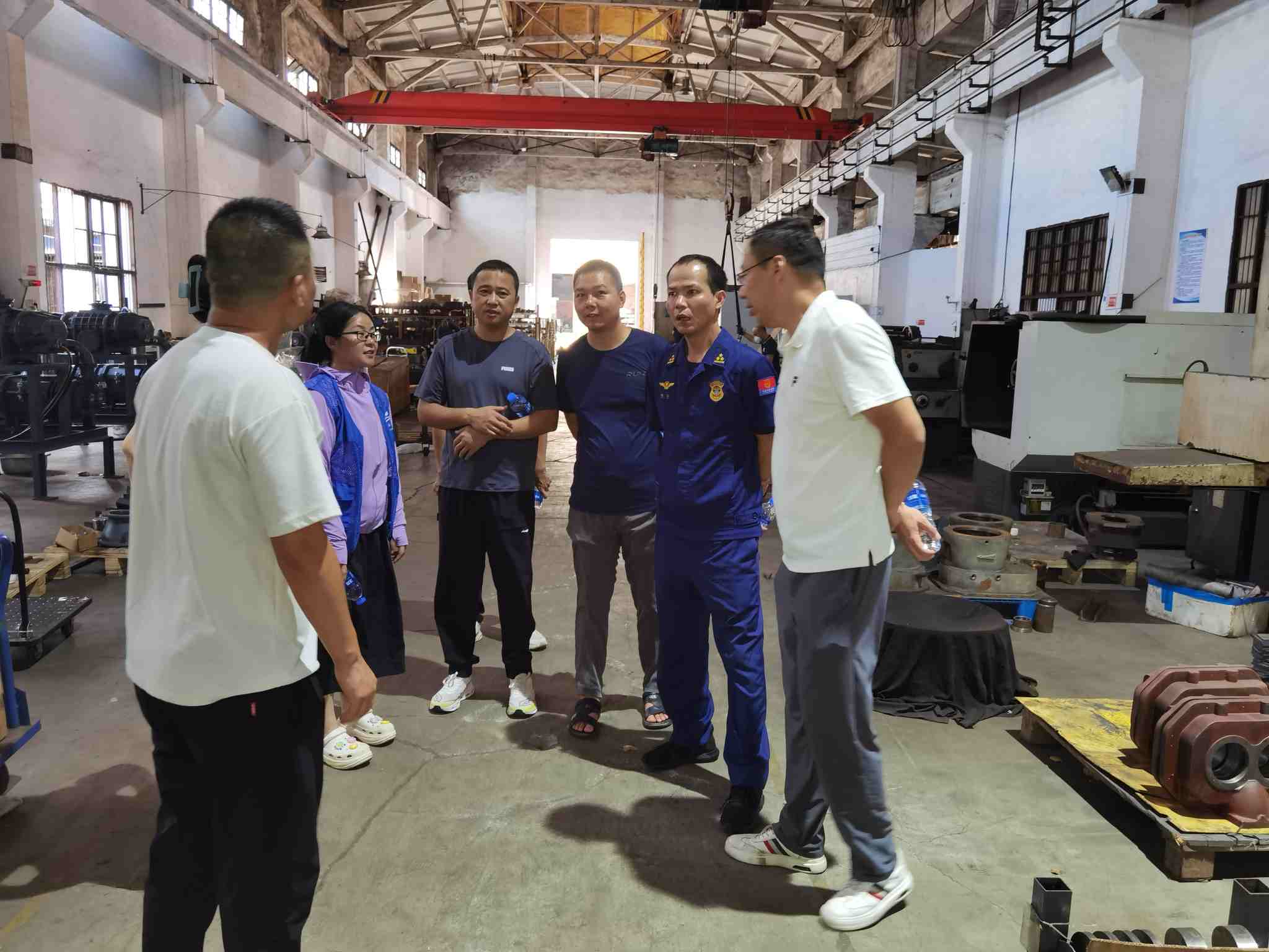 多部門聯合開展違規動火作業專項檢查（單位供圖）