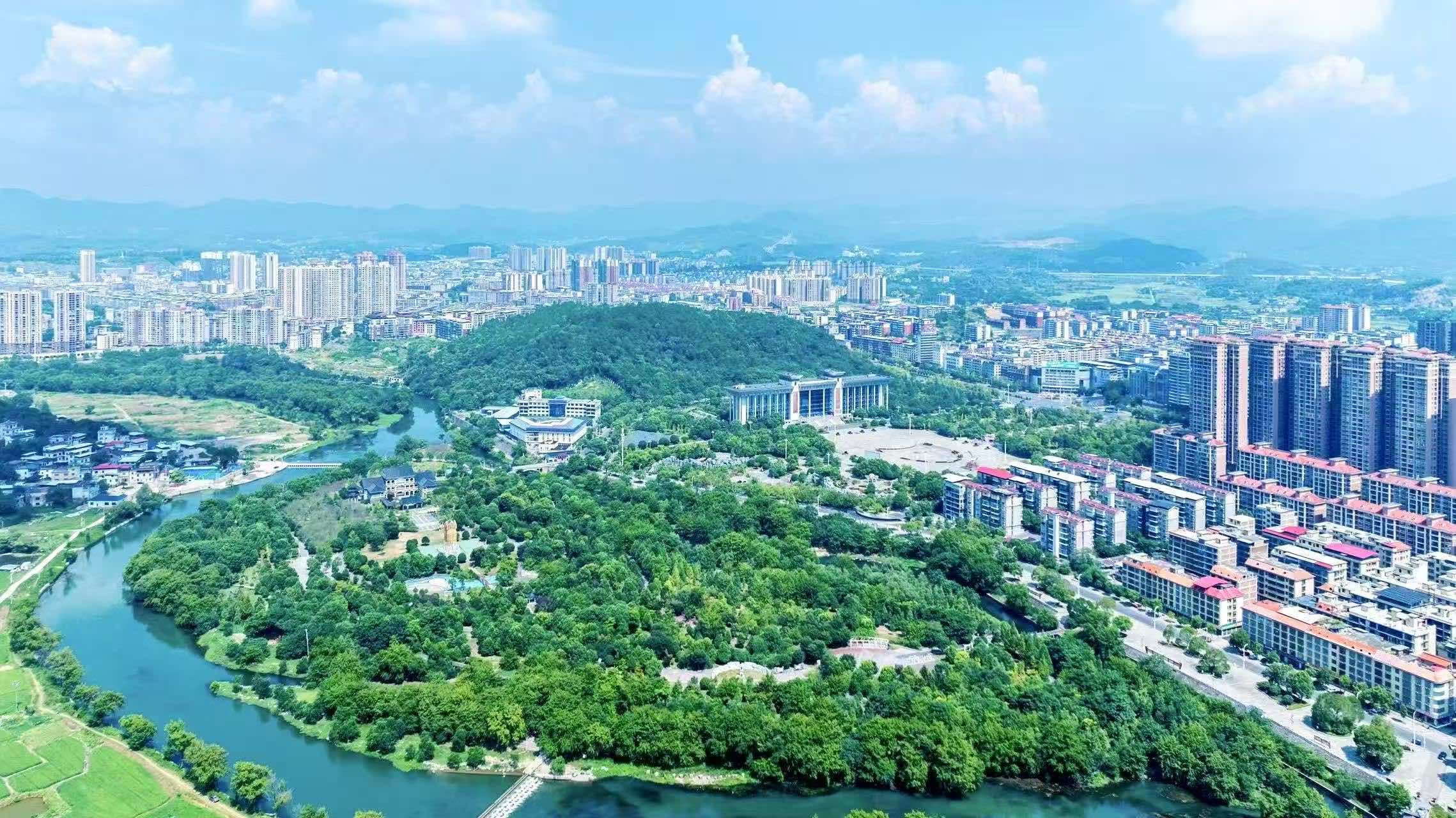 东安县聚德生态文化园。蔡小平摄