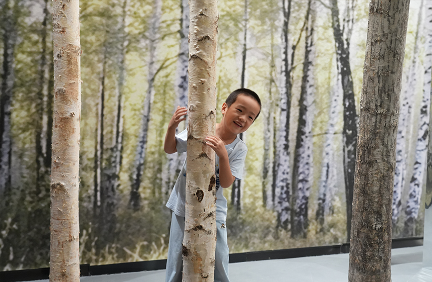 游客參觀非遺園。徐家儀攝